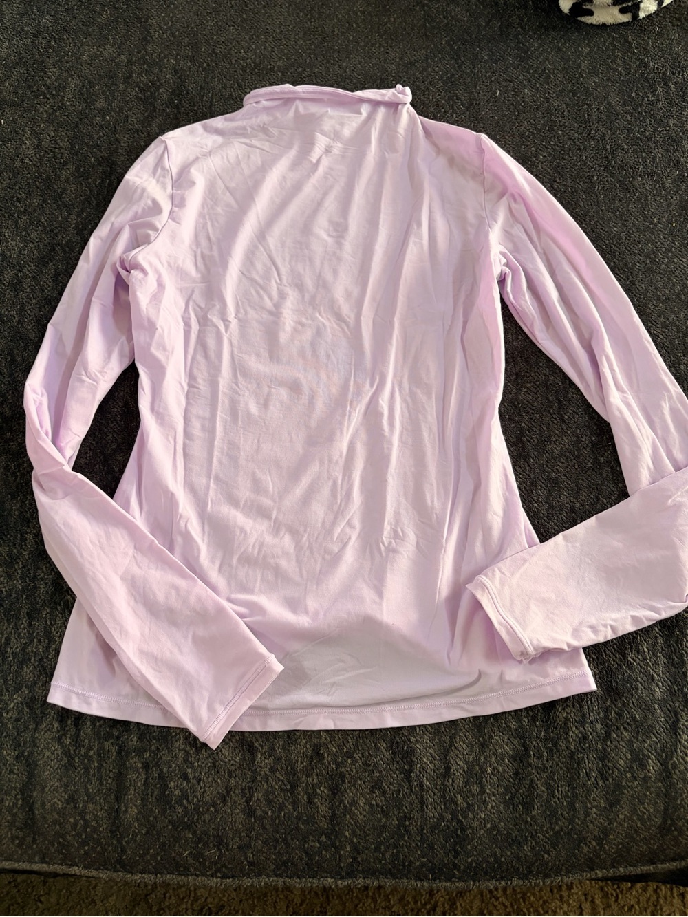 Skims Lavender long sleeve Mock Neck top